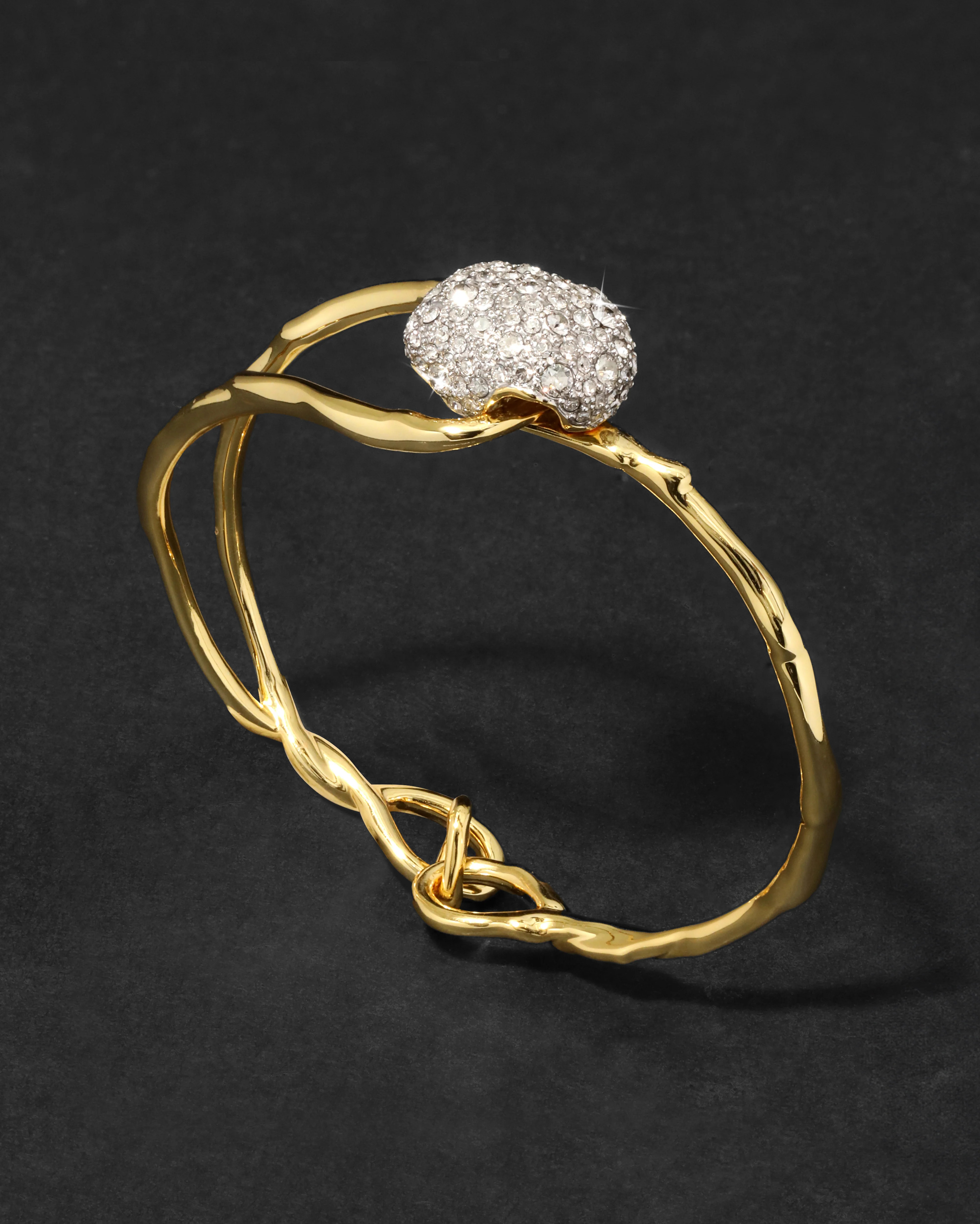 Solanales Crystal Pebble Clasp Bracelet | Statement Bracelet | Alexis Bittar
