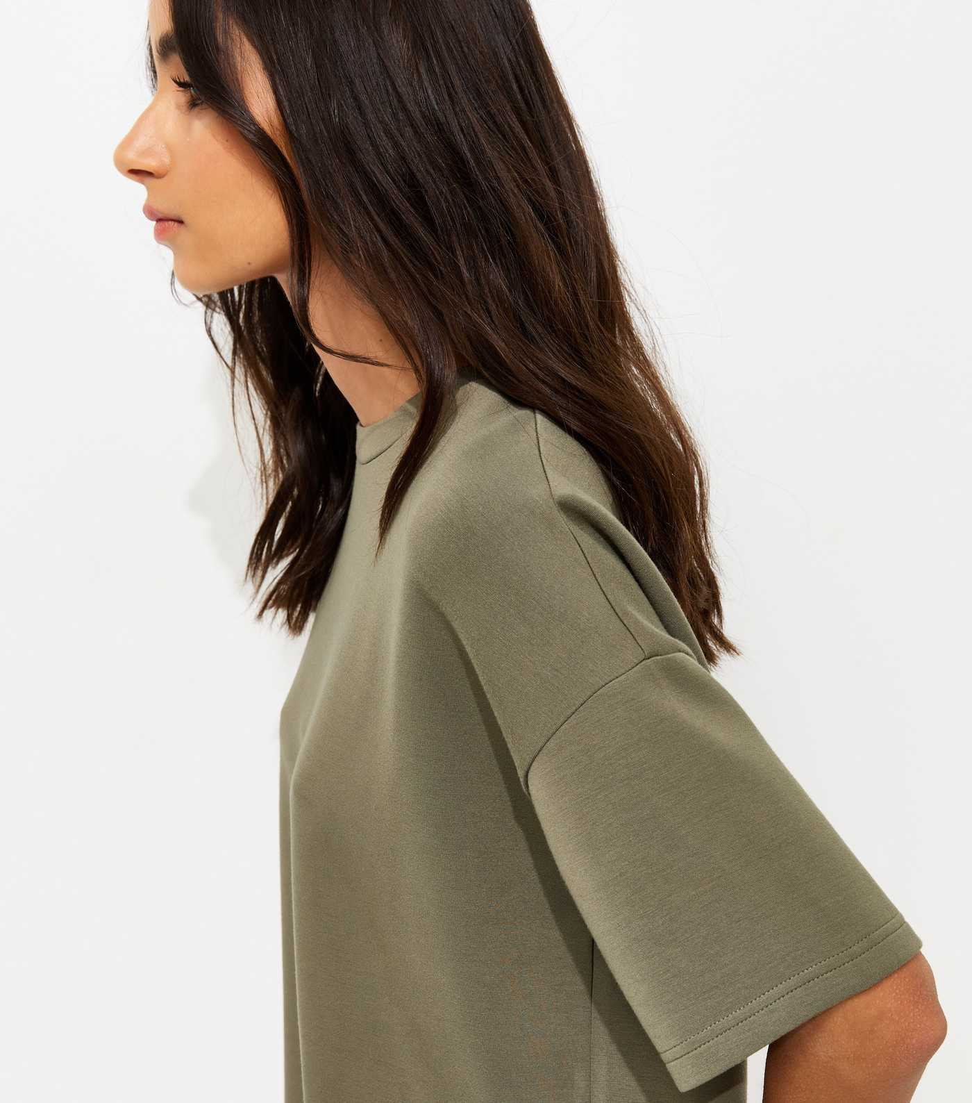 Premium Khaki Sweatshirt T-Shirt | New Look | New Look (UK)