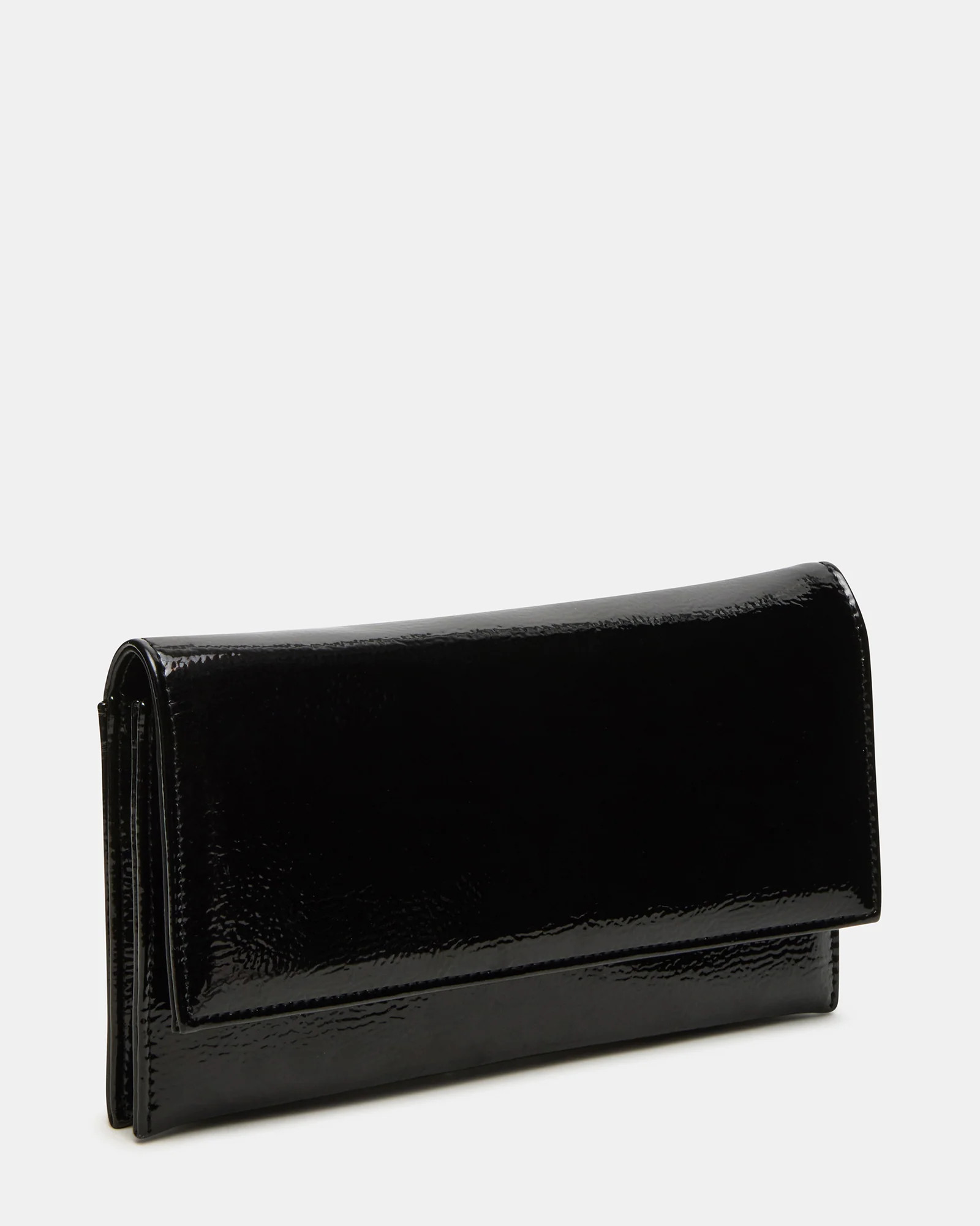 JULIANA Bag Black Patent Crossbody Clutch Handbag | Steve Madden (US)