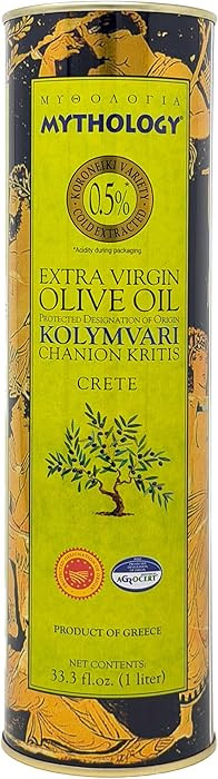 Mythology Greek Olive Oil From Greece, Cold Pressed Extra Virgin Olive Oil, Certified PDO Kolymva... | Amazon (US)