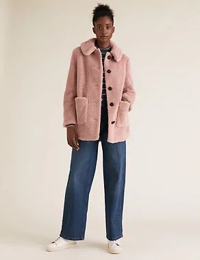 Teddy Coat | M&S Collection | M&S | Marks & Spencer (UK)