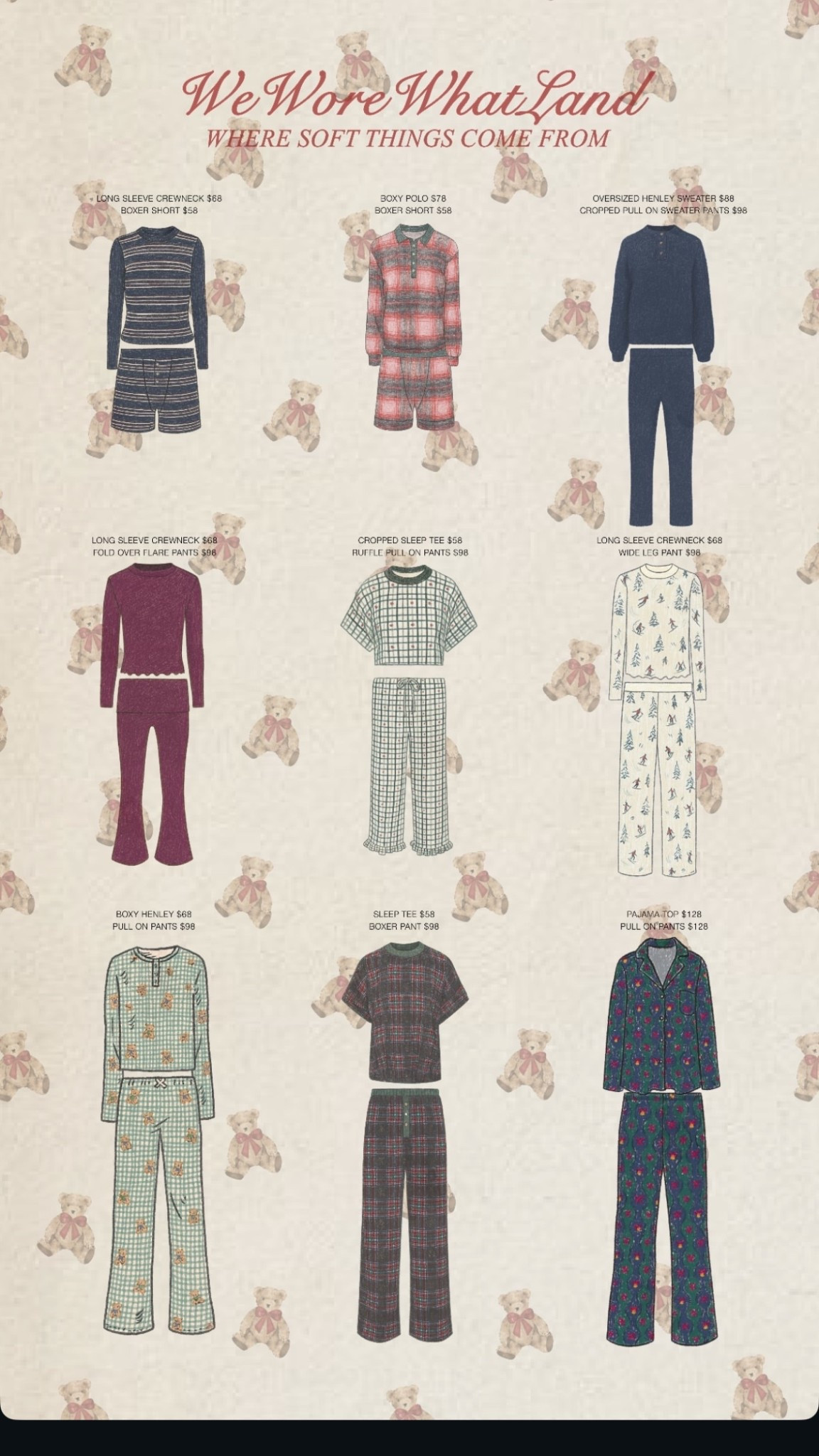 WWW holiday pajamas 

#LTKHoliday #LTKselfcare #LTKGiftGuide