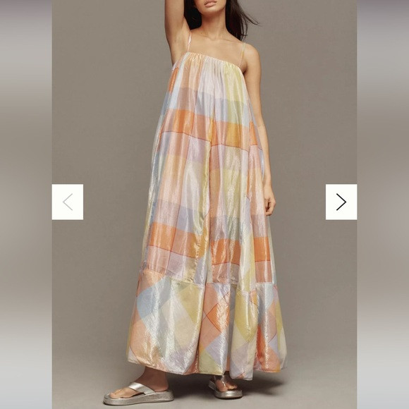 Pilcro Sleeveless Plaid Tent Maxi Dress | Poshmark