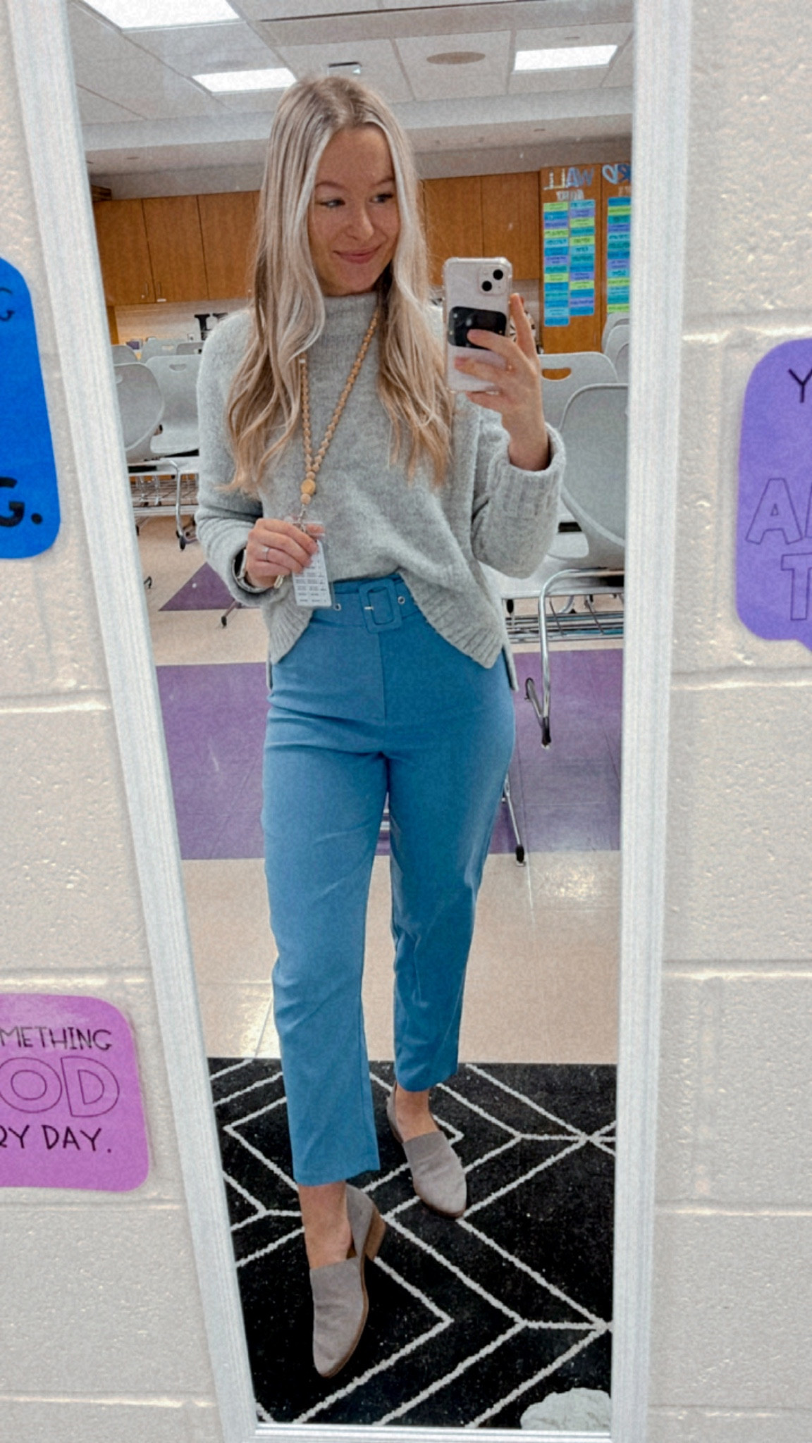 I love an oversized sweater! I got both the pants and sweater in a size small. These shoes are also beyond comfy!

#LTKstyletip #LTKfit #LTKworkwear