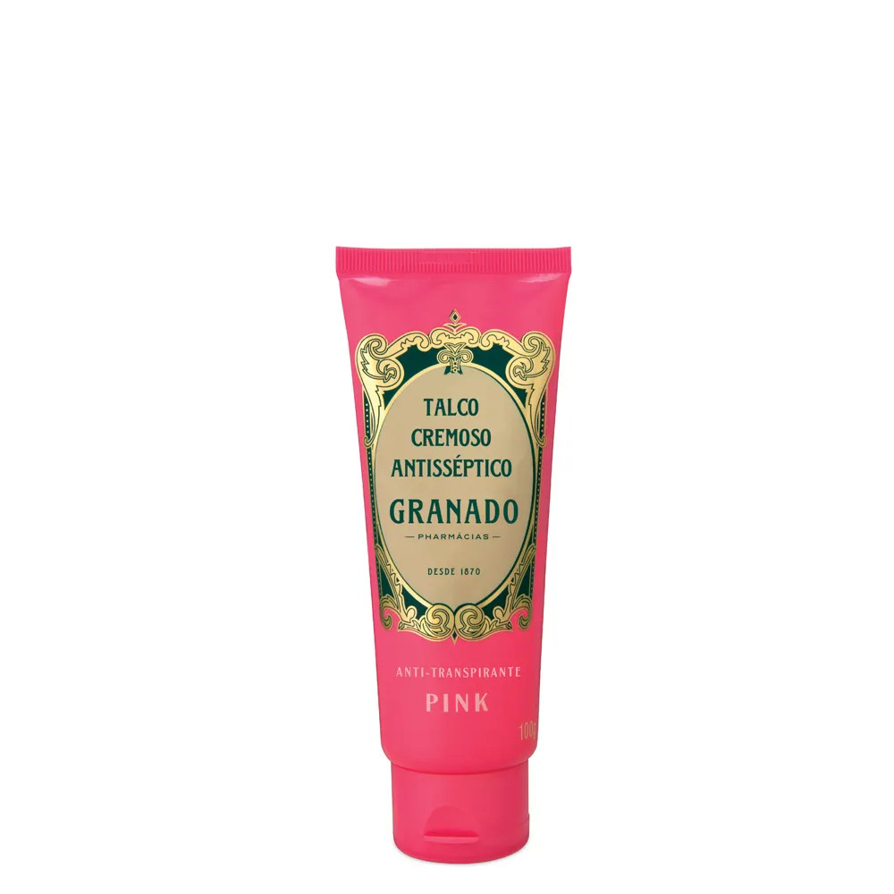Talco Cremoso Antisséptico Granado Pink 100 g | Amobeleza (BR)