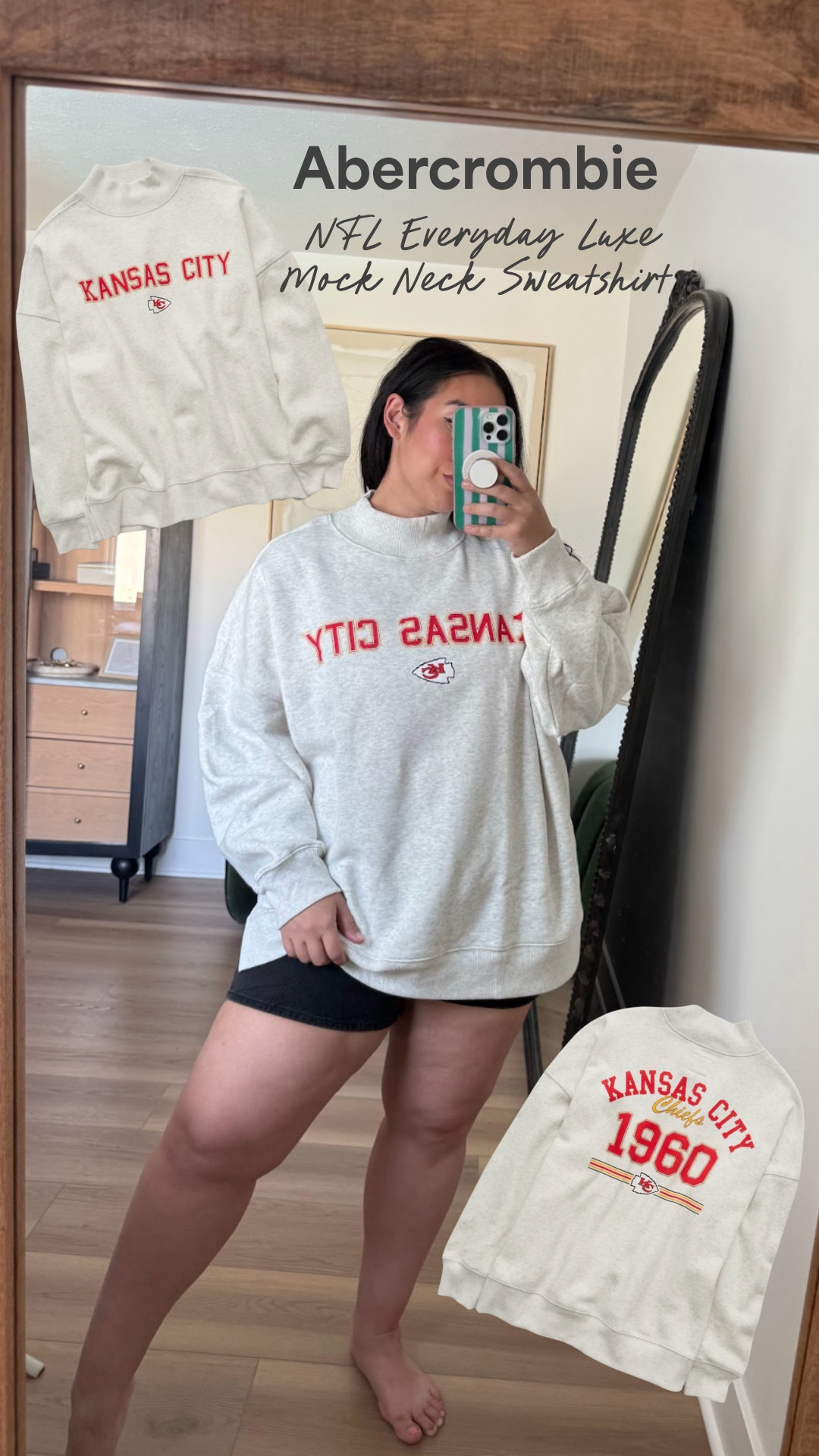 Most asked from my dms - this mockneck is perfect for game day!

game day, nfl collection, abercrombie nfl, mock neck sweatershirt, kansas city 

 #LTKSeasonal #LTKMidsize