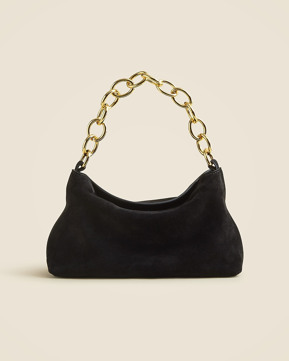 Berkeley small chainlink shoulder bag in suede | J. Crew US
