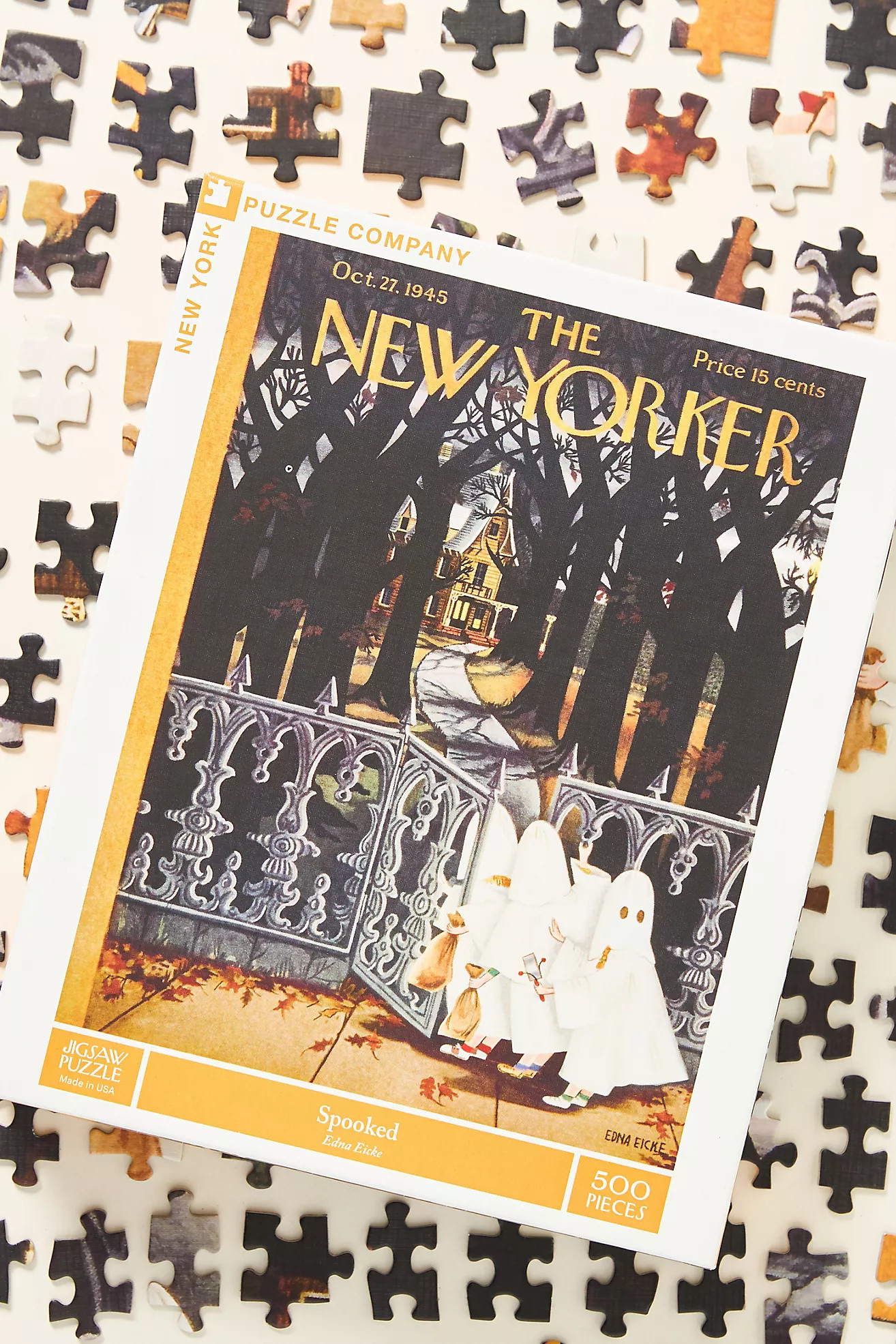 New York Puzzle Company The Dogs of Halloween Puzzle | Anthropologie (US)