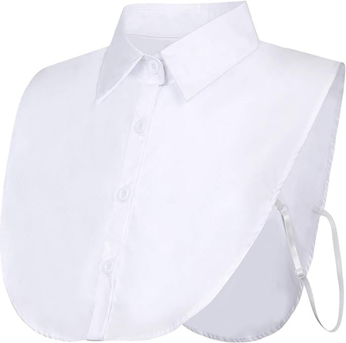 EBOOT Fake Collar Detachable Dickey Collar Blouse Half Shirts False Collar for Girls and Women | Amazon (US)