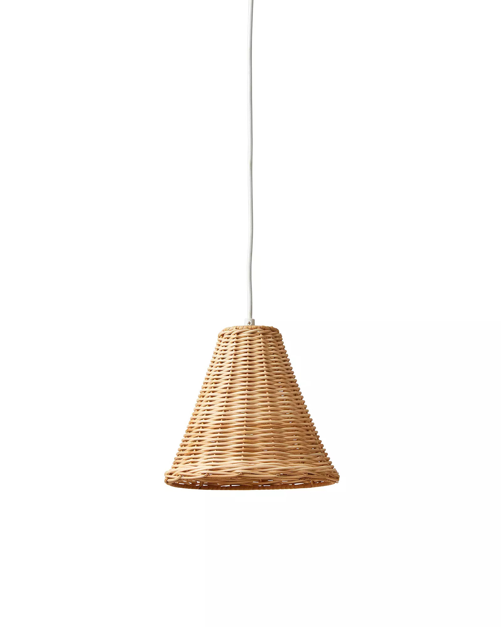 Santa Barbara Rattan Petite Pendant | Serena and Lily