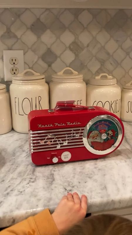 Another one of our absolute favorite Christmas decor finds is this North Pole radio! The boys love it so so much and it plays the coolest songs 

#LTKfamily #LTKhome #LTKHoliday
