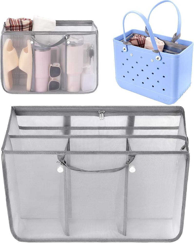 OUTXE Beach Bag Organizer Compatible with X Large Bogg Bag Accessories Inserts, Lightweight Mesh ... | Amazon (US)