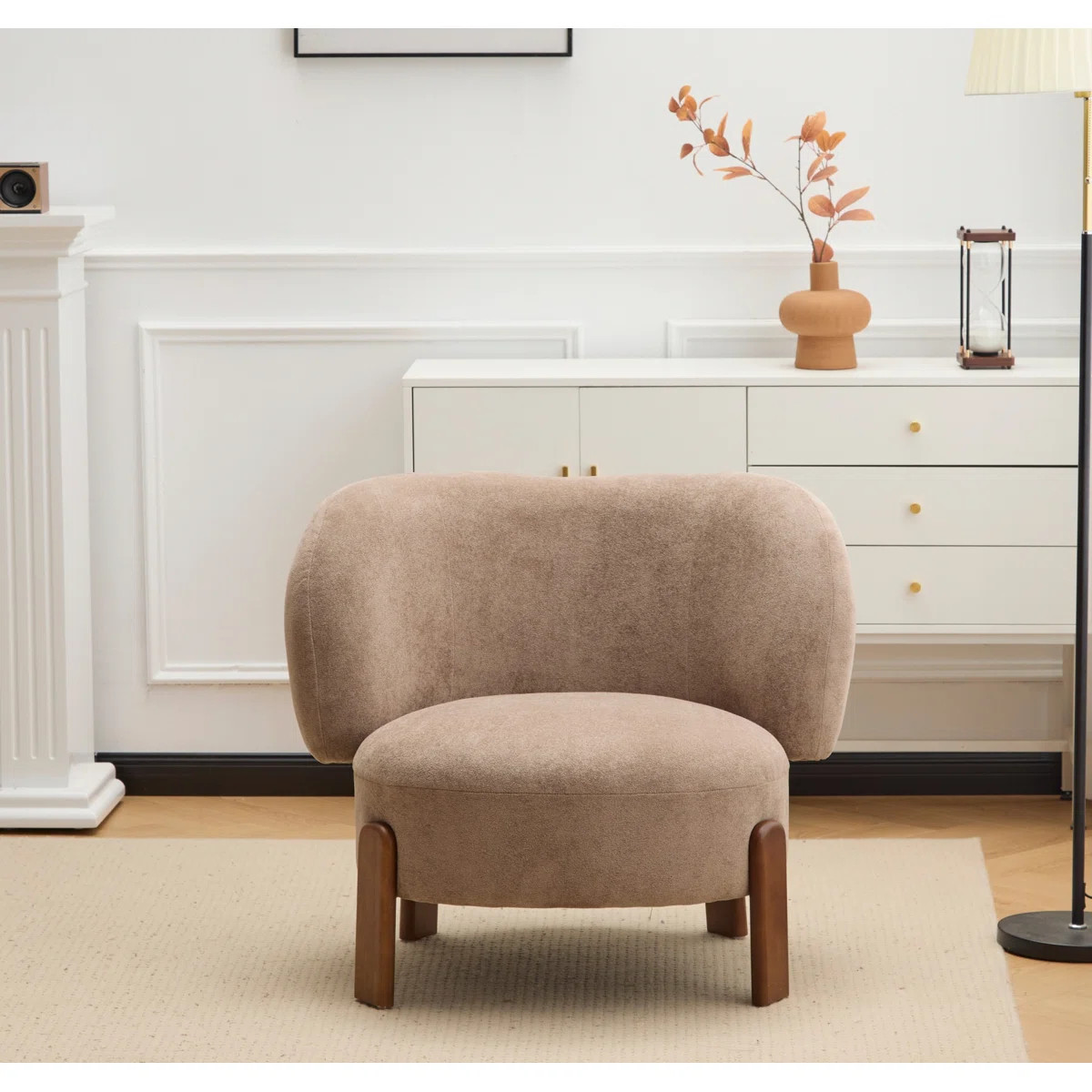 Modern Upholstered Accent Chair, Indoor Armchair | Wayfair North America