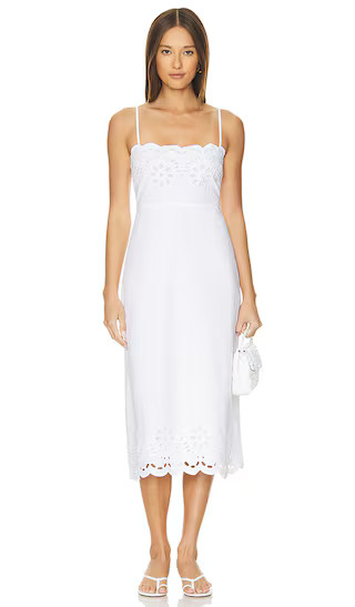 Lee Midi Dress in White | Revolve Clothing (Global)