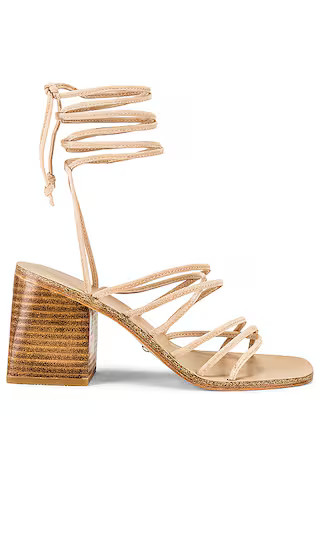 Cross Sandal in Nude Suede | Revolve Clothing (Global)