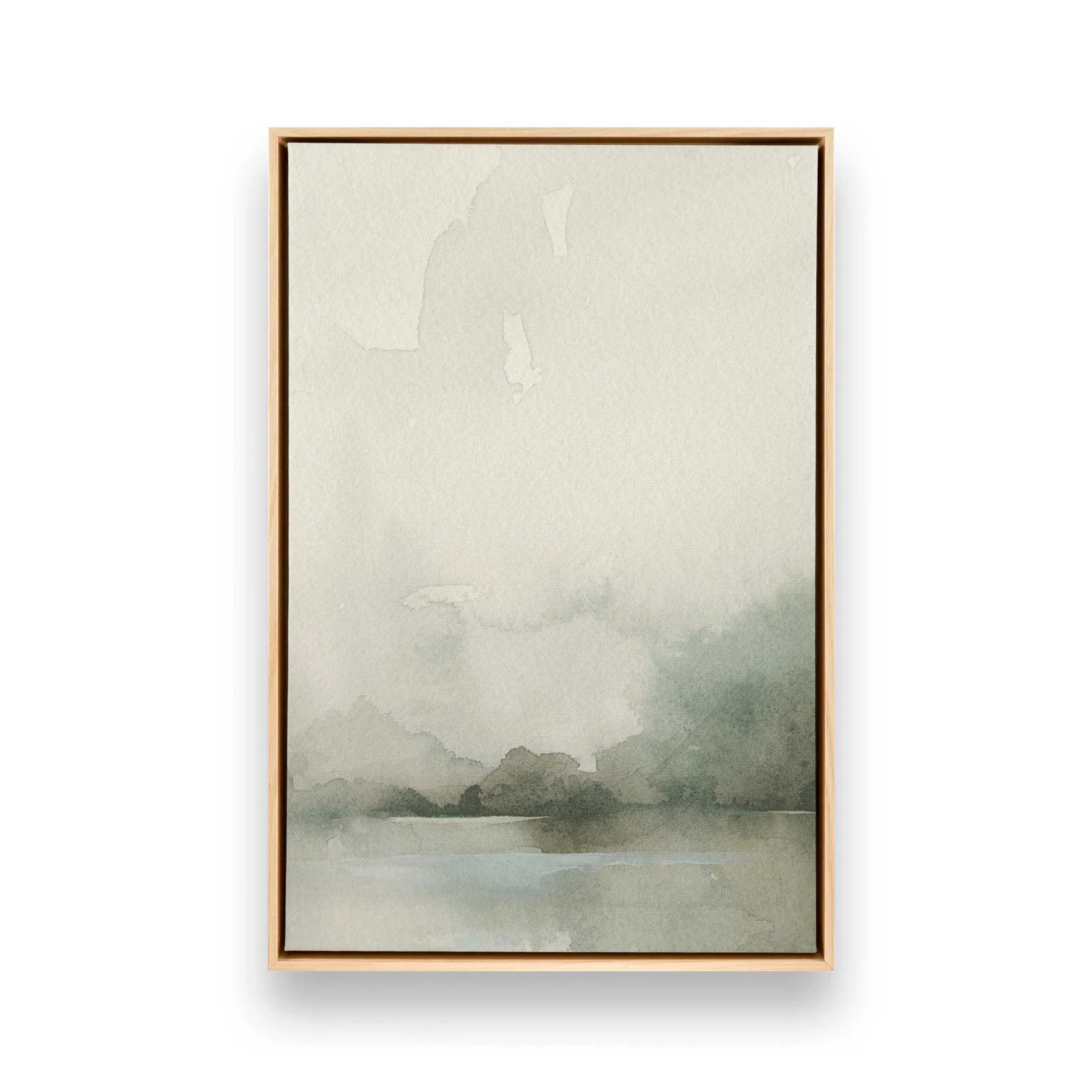 Muted Green Tranquility II Canvas Print | Wayfair North America