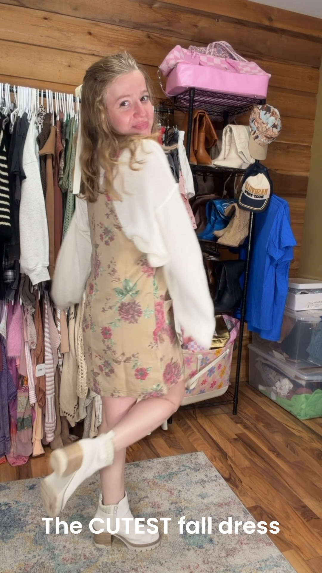 If you need an outfit for the pumpkin patch, Thanksgiving, or fall family photos- this floral mini dress is PERFECT! I’m wearing my true XS and I’m 5’2”

#LTKGiftGuide #LTKHoliday #LTKPetite