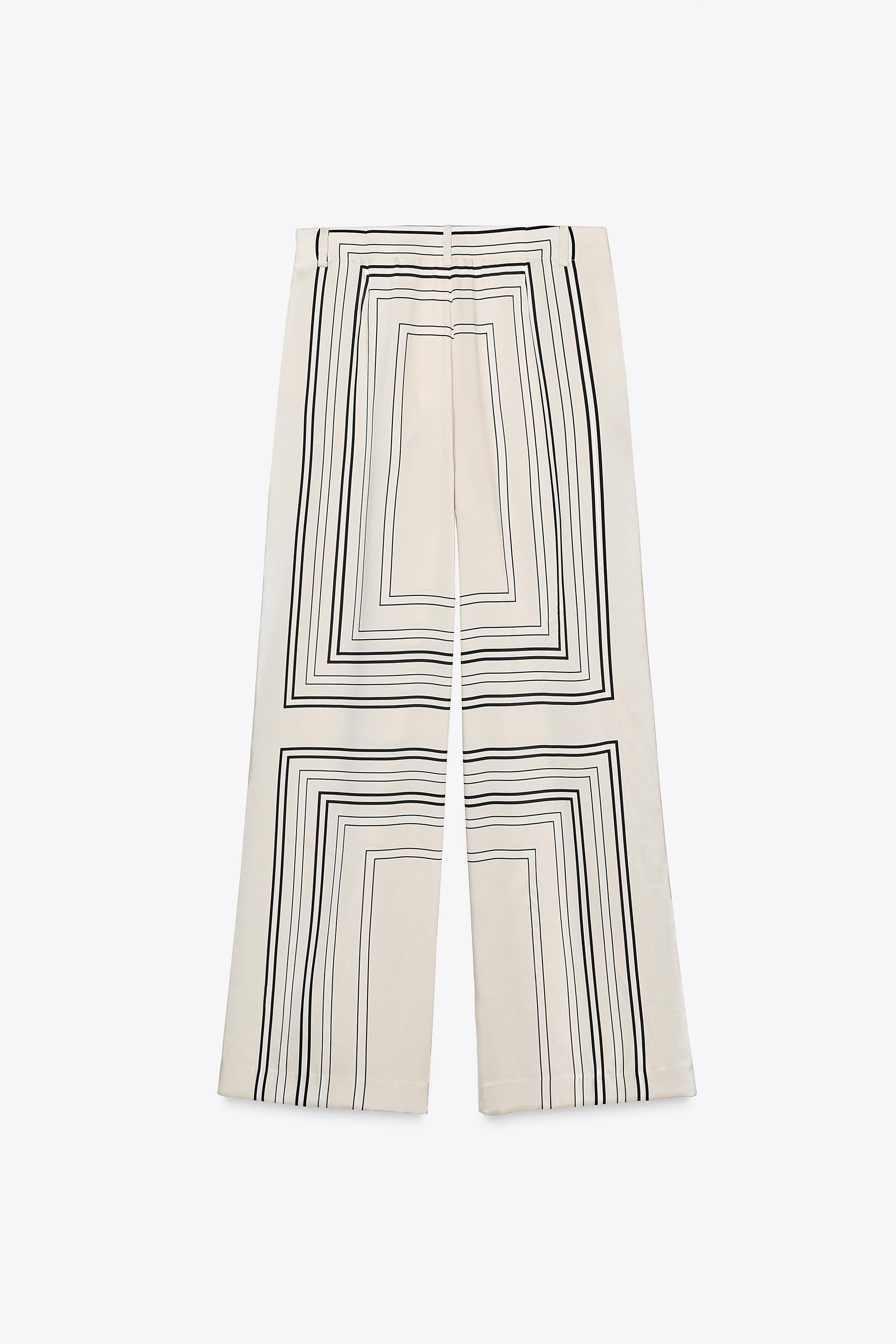 ZW COLLECTION PRINTED PANTS | Zara US