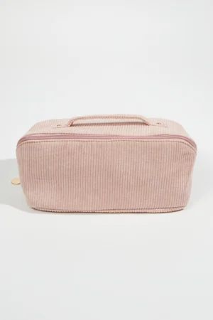Essential Corduroy Cosmetic Zip Up Case | Altar'd State