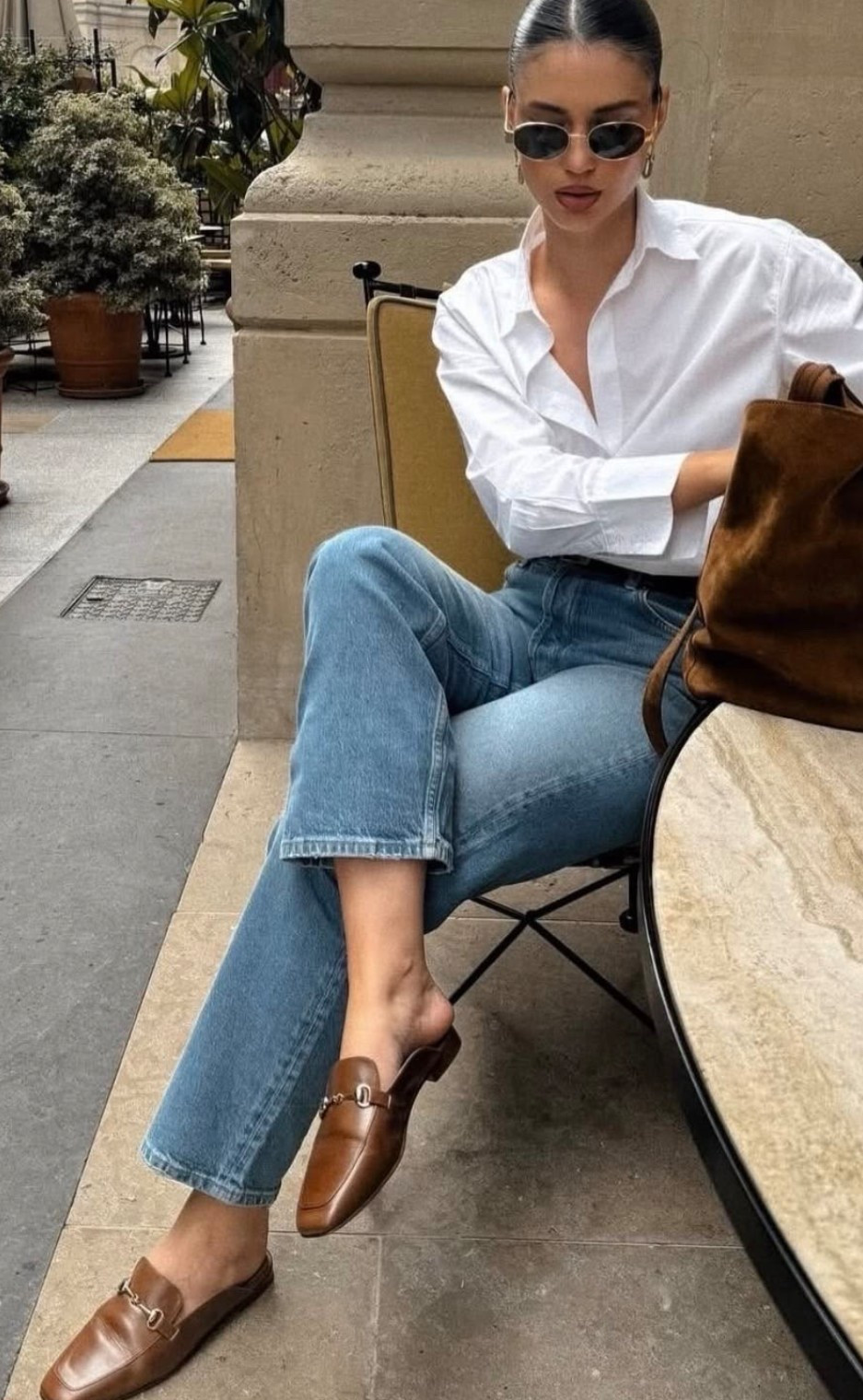 Recreate the look - Style inspo from Pinterest to your cart! Linking like and similar items to help you re-create this look and style from Pinterest 🤎


#trending outfit
#Pinterest outfit inspo
#Pinterest inspired 
#white button down blouse 
#oversized blouse
#button up 
#brown handbag
#brown suede tote
#shoulder bag 
#oversized tote 
#suede handbag  
#spring jeans
#straight leg jeans 
#casual jeans 
#work jeans
#designer jeans 
#the look for less
#black sunglasses
#metal sunglasses 
#oval sunglasses
#Amazon sunglasses
#womens shoes
#lofer mules 
#brown loafers
#mule slides
#mules with buckle 
#work shoes
#neutral flats
#revolve fashion finds  
#Amazon fashion 
#spring fashion
#spring transition outfit
#spring style Inspo 
#style inspo
#fashion inspo
#outfit inspo
#casual style
#elevated casual
#casual outfit
#classic style 
#casual chic 
#work fashion
#work outfit
#wotk appropriate 
#office outfit 
#polished look
#weekend style
#easy weekend outfitt
#day date outfit
#wine tasting outfit  
#mom style 
#mom outfit 
#errands outfit 
#airport outfit 
#travel outfit 
#travel style 
#site seeing outfit 
#European vacation 
#street style
#new York style
#city outfit 
#date night outfit 
#pinterest inspired
#photo credit to Pinterest 
#ootd 




#LTKSeasonal #LTKootd #LTKOver40