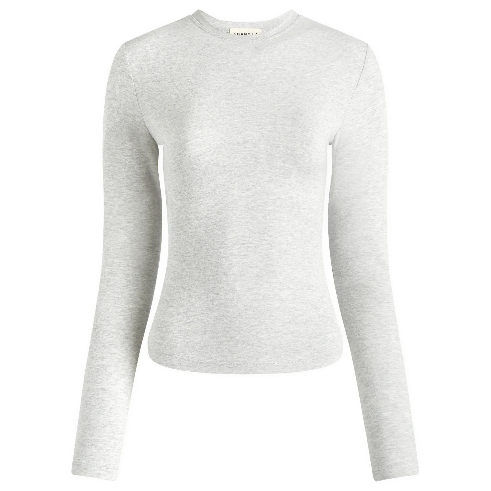 Adanola Women's Long Sleeve Top Grey Melange | END. Clothing