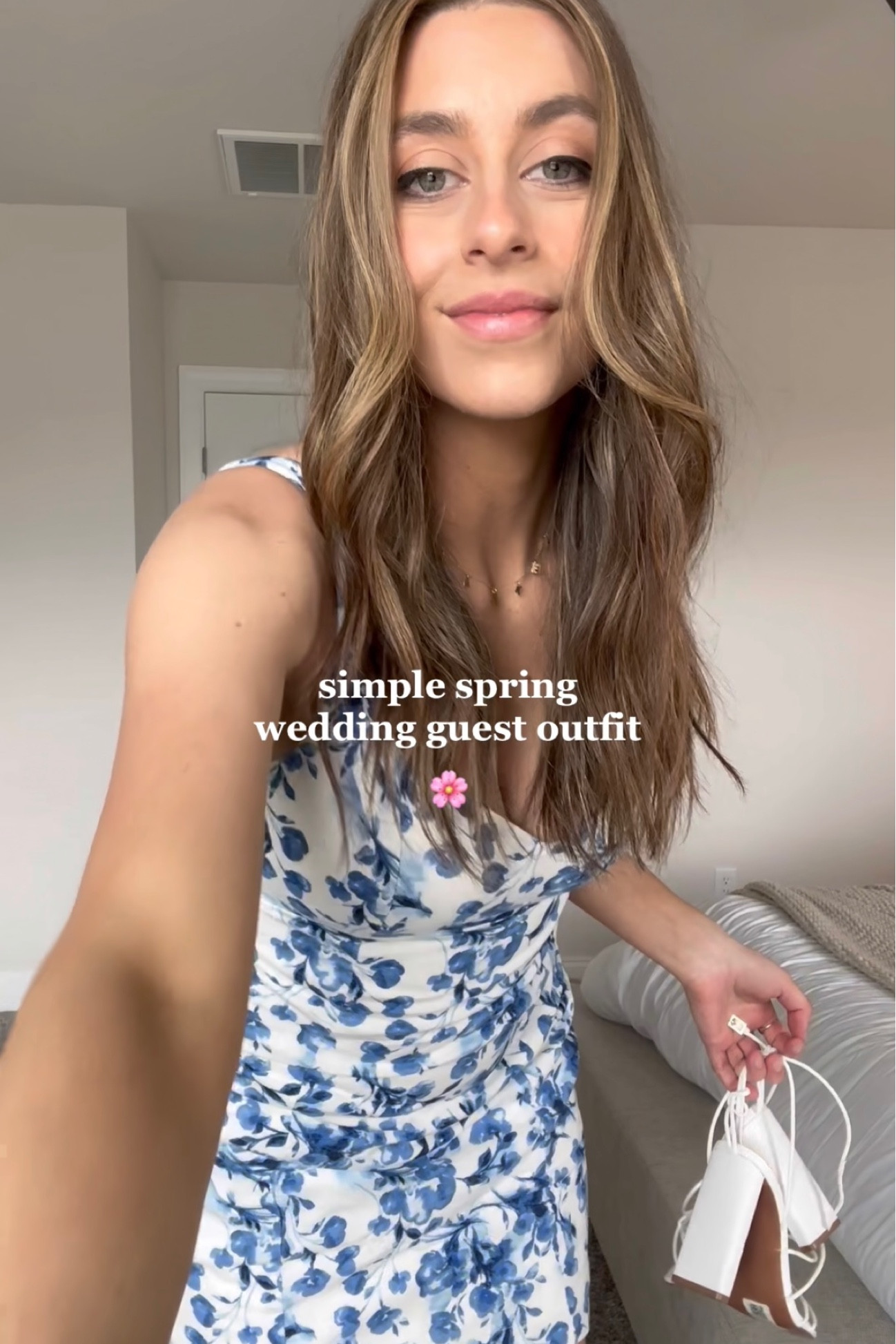 Spring wedding dress outfit - the back has a stretchy portion, which is nice! True to size 

#LTKSeasonal #LTKstyletip #LTKwedding