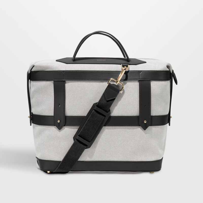 Paravel Domino Black Weekender Bag | Crate & Barrel | Crate & Barrel