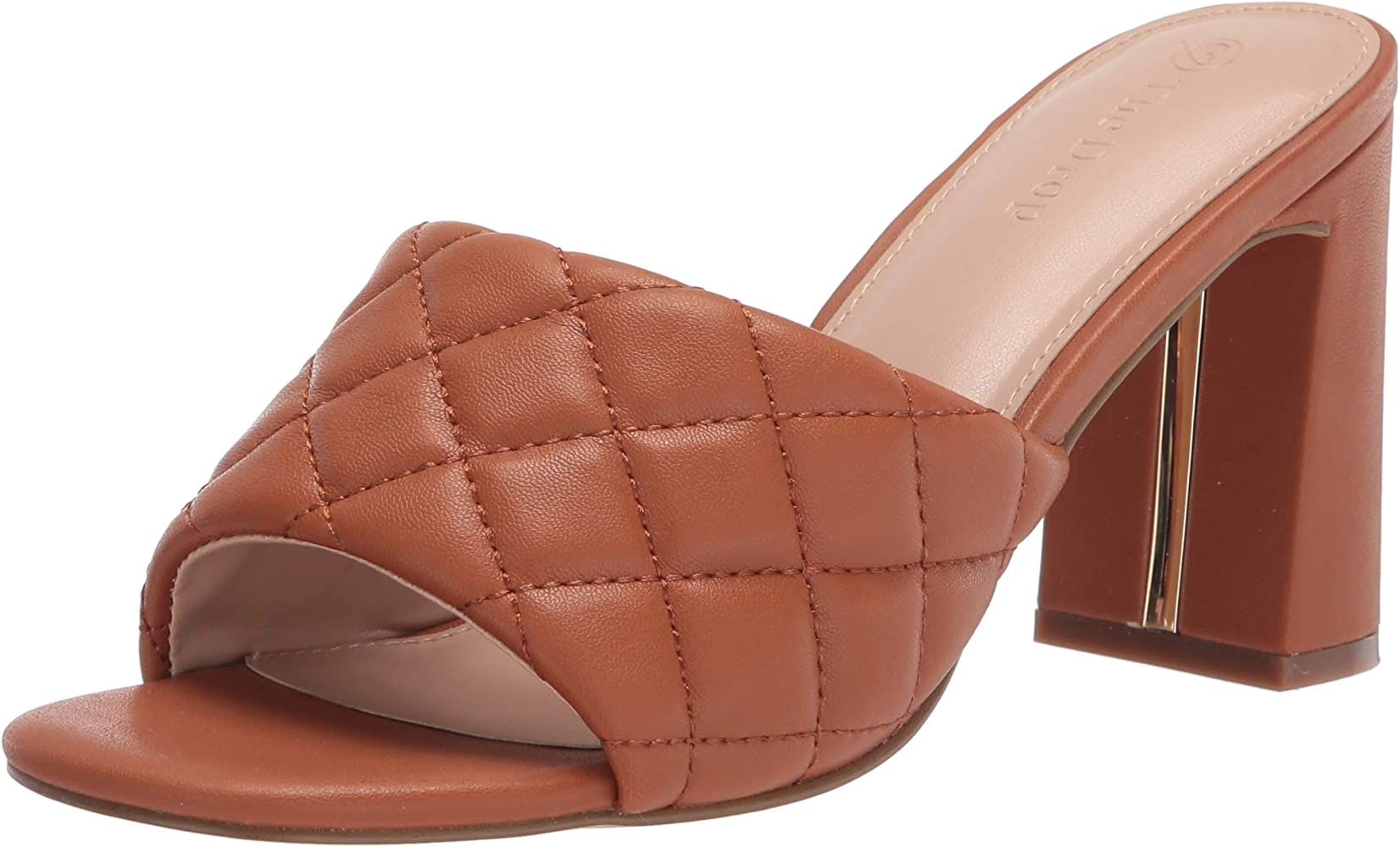 The Drop Women's Pattie High Block-Heeled Mule Sandal | Amazon (US)