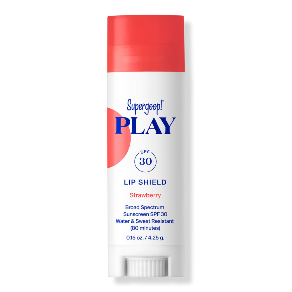 Supergoop! PLAY Lip Shield SPF 30 Sunscreen Lip Balm - Strawberry | Ulta
