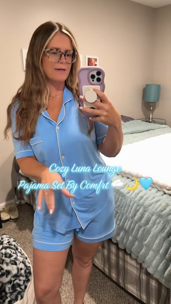 #comfrt #pajamas #matchingset 

#LTKMothersDay #LTKMidsize #LTKSaleAlert