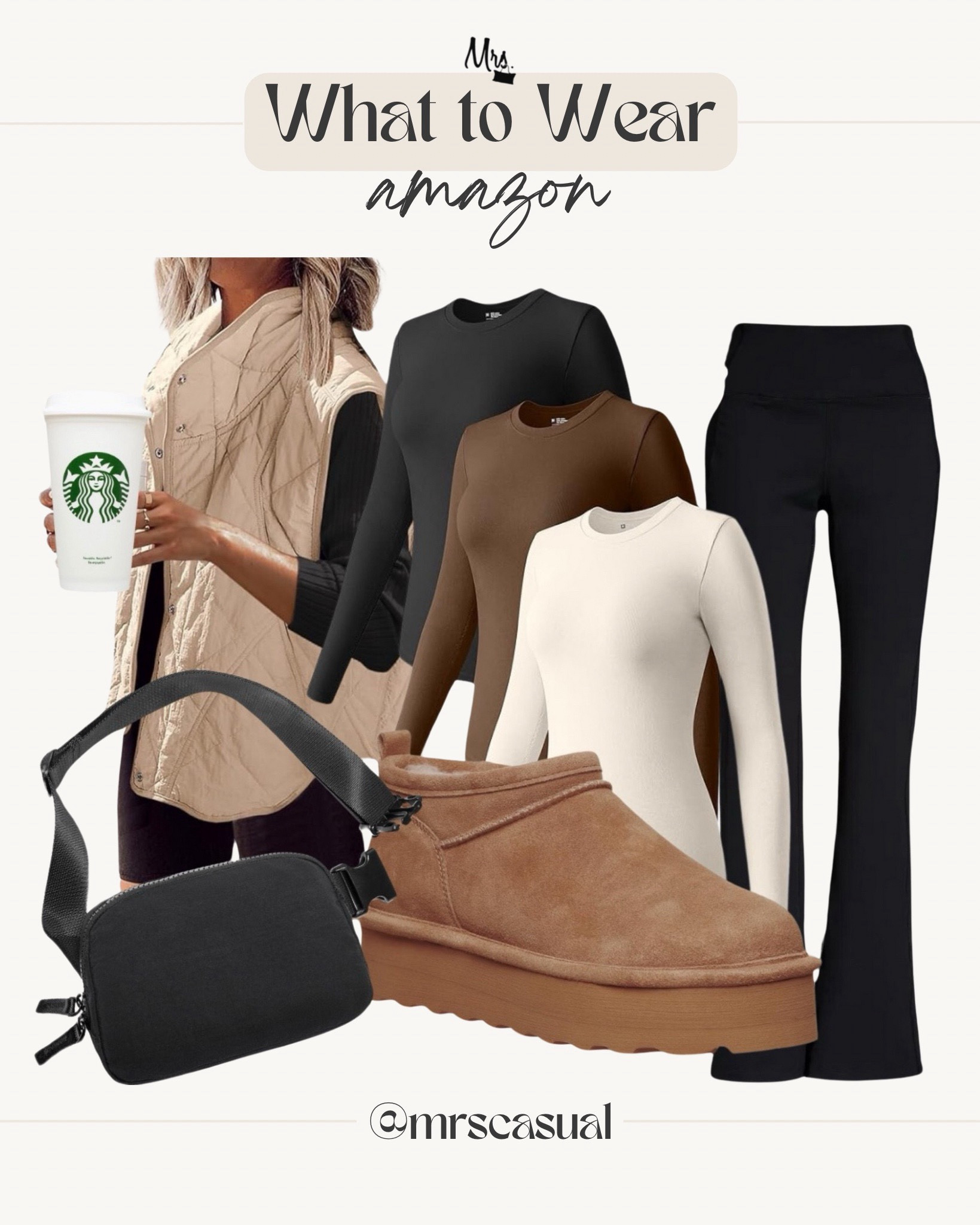 Obsessed with this casual flare leggings and free people looking vest amazon outfit idea

#LTKSeasonal #LTKStyleTip #LTKFindsUnder50