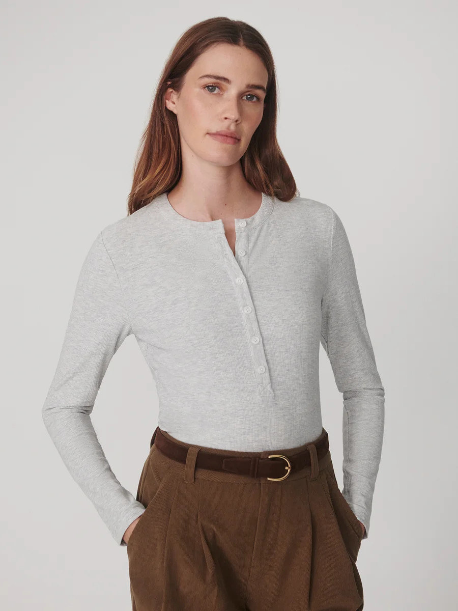 Kesia Long Sleeve Henley | Women's Long Sleeve Henley | Varley US | Varley US