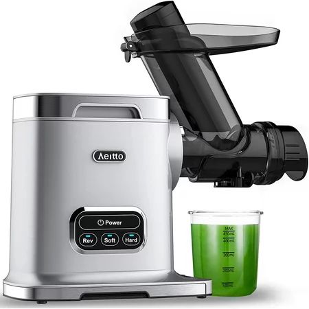 Juicer Machines Aeitto Masticating Slow Juicer Cold Press juicer Wide 3 Inch Chute with 2-Speed Mode | Walmart (US)