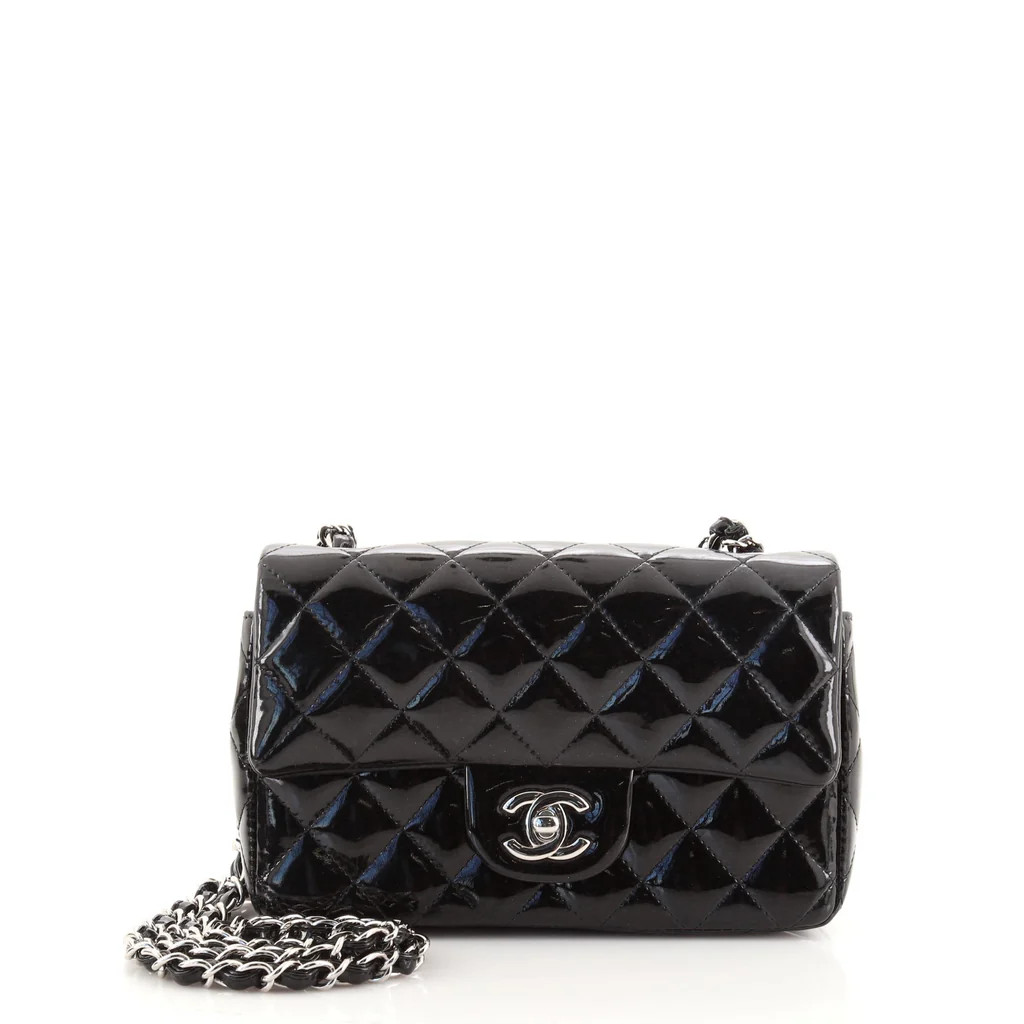 Classic Single Flap Bag Quilted Patent Mini | Rebag