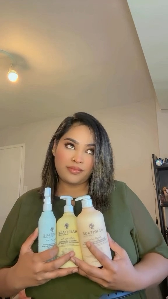 Just grabbed my must-have Hairitage by Mindy’s @hairitagebymindy hair products from Walmart and wanted to share my simple styling routine with you! 😍✨ 

I use a straightener to get this smooth, shiny, and voluminous look—obsessed with how clean and healthy my hair feels! Have you tried this line? Let me know what you think! 💇‍♀️🛒 #WalmartRun 

#hairitagebymindy#HealthyHairJourney #ShinyHairGoals #HairStylingTips #VoluminousHair #SleekHairVibes #BeautyCommunity #HairInspo #HairCareEssentials #IGHair #InstaBeauty #hairitagehairtok #HairitageHotline