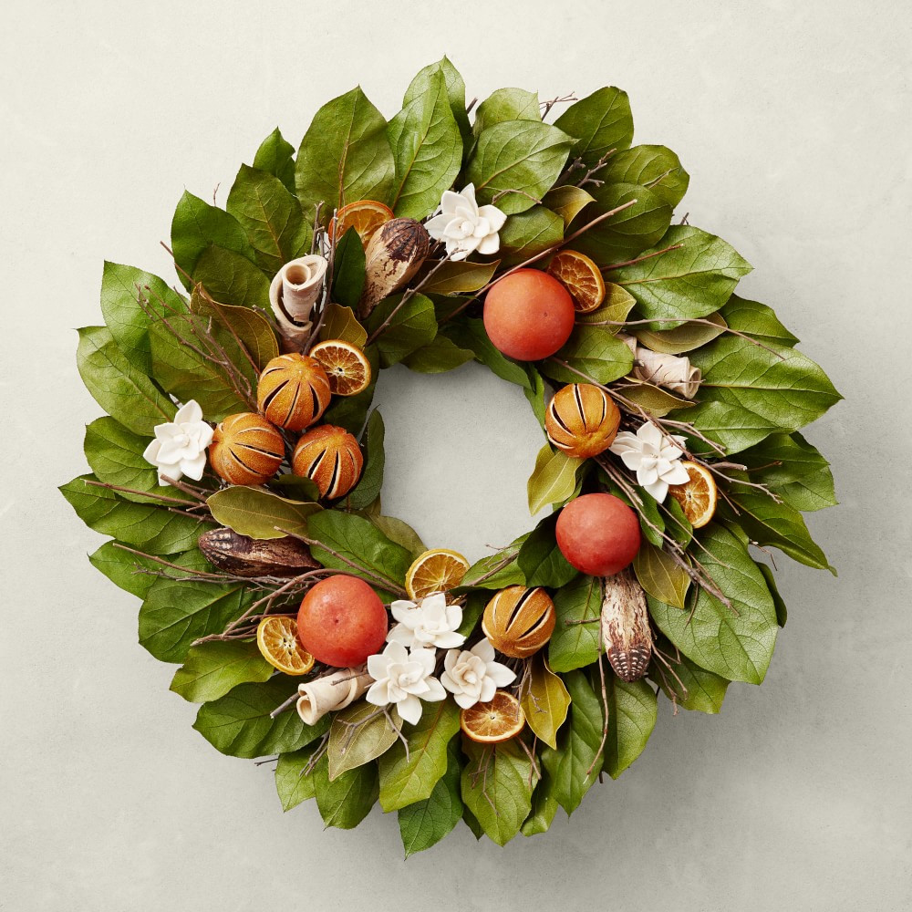 Meyer Lemon Live Wreath | Williams-Sonoma