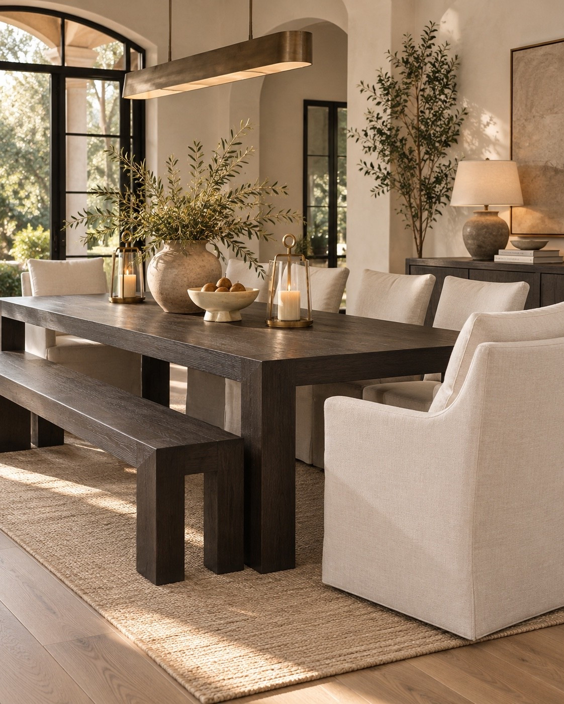 Prime deals‼️ In love with this dining room inspiration! This is a transformer table—allowing you the ability to extend it out or make it smaller depending on the size of party you’re hosting!!