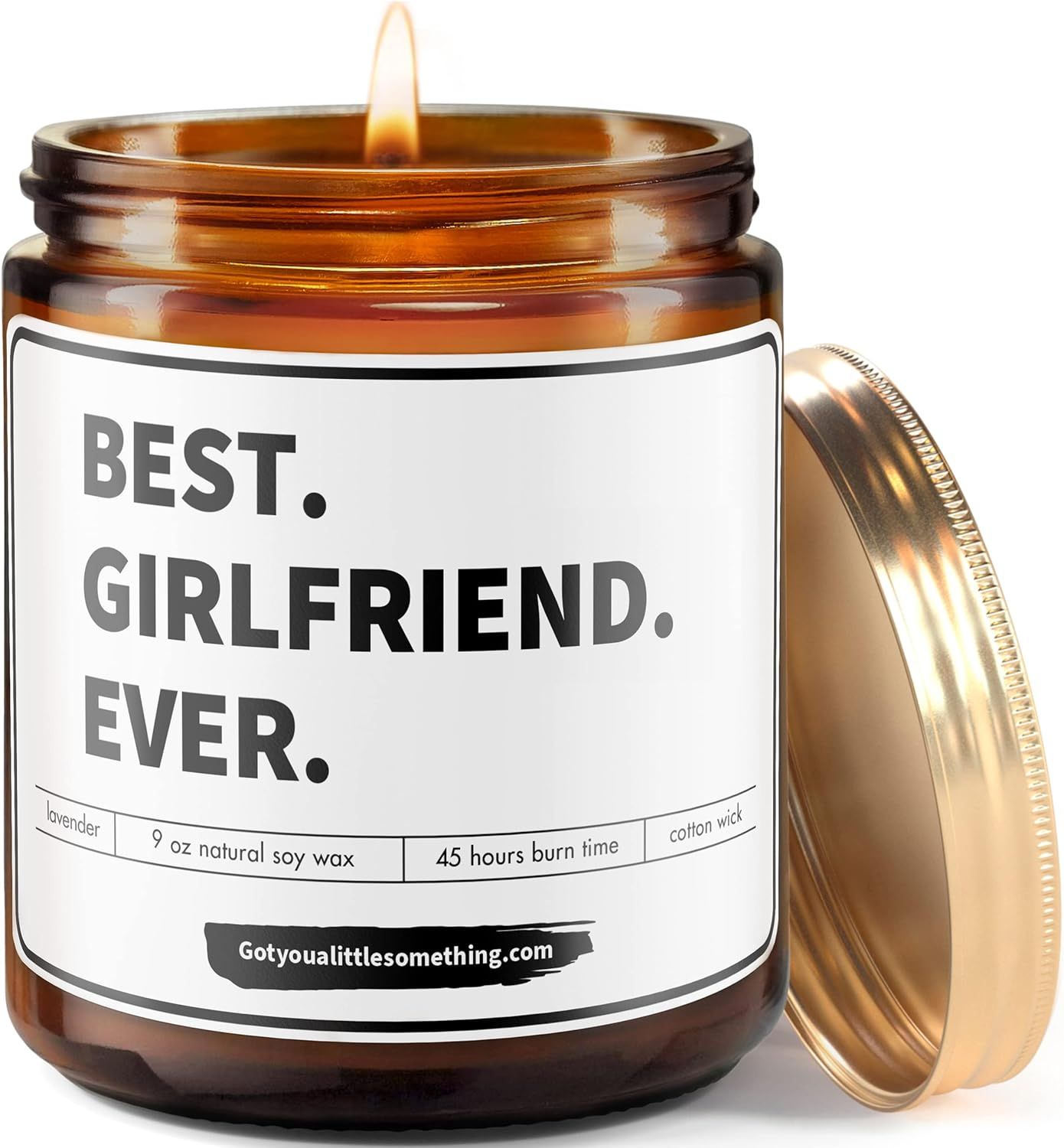 Best Girlfriend Ever - 9oz Soy Candle ; Best Gifts for Girlfriend, World's Best Girlfriend Gifts,... | Amazon (CA)