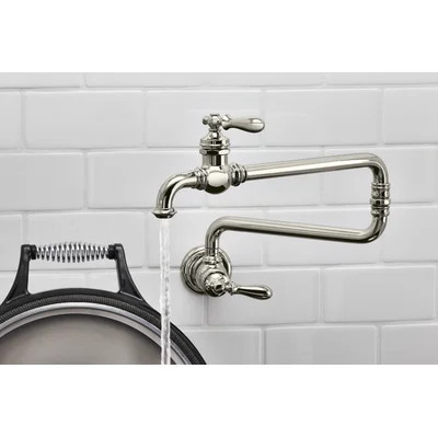 Artifacts® Single-Hole Wall-Mount Pot Filler | Wayfair North America