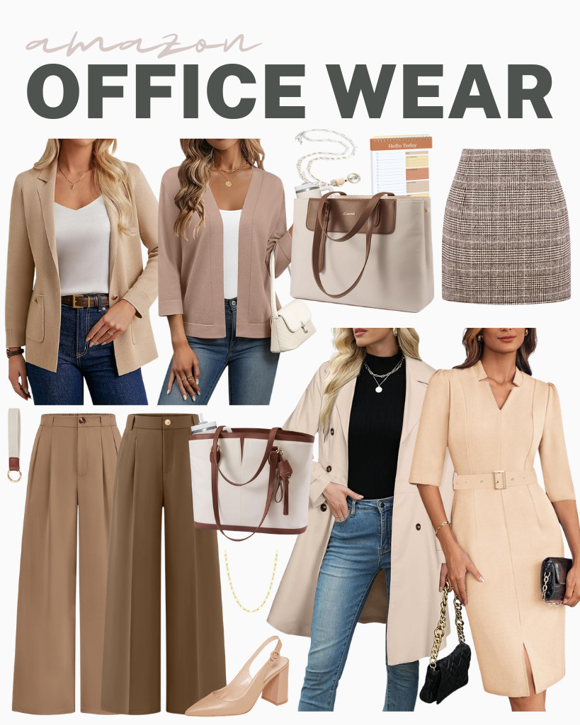 Are you looking for some best-selling outfits for the office?

This week, we have GRACE KARIN blazers that add style to simple tops. You'll also love the wide-leg pants from KIRUNDO or ZESICA, both comfortable and stylish. There are trendy, functional office bags that hold all your essentials, too. I’m also really loving the Taja To Do List Notepad! 

 #LTKSeasonal #LTKSaleAlert #LTKTravel