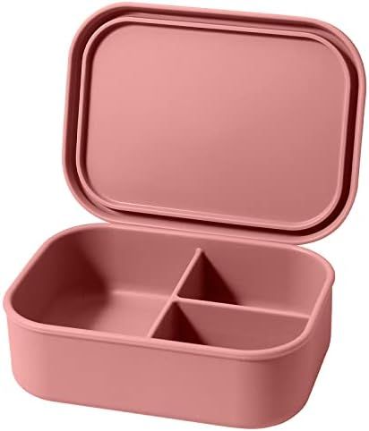 Silicone Bento Boxes Lunch Container, SHUCHENG Leak-Proof Lunch Container, BPA-Free, Dishwasher Safe | Amazon (US)