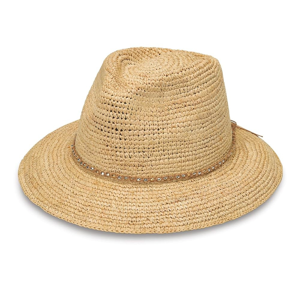 Wallaroo Hat Company – Women’s Malibu Fedora – Wide Brim Natural Fiber Sun Hat with Adjusta... | Amazon (US)