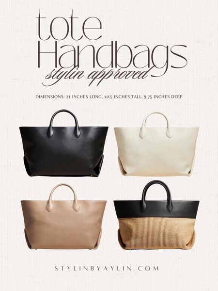 Tote hand bags,
Large tote bag #StylinbyAylin 

#LTKitbag #LTKSeasonal #LTKstyletip