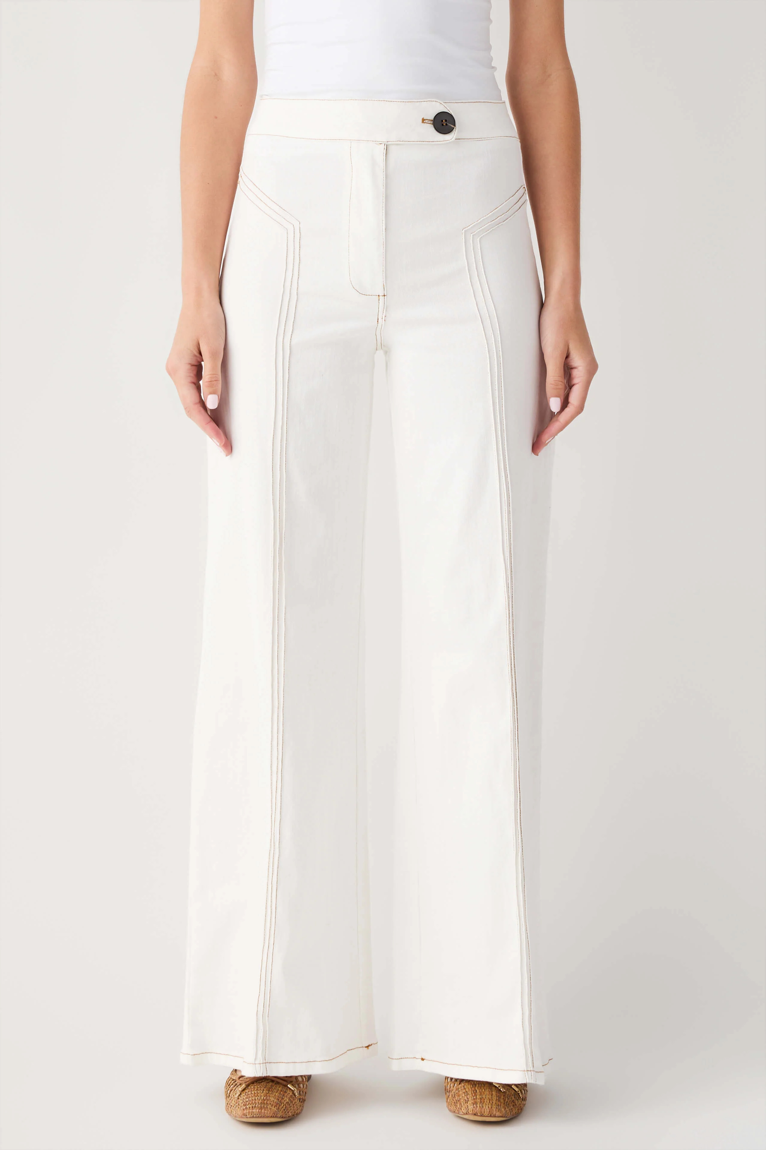 Fate Celine High Waisted Flare Pants | Social Threads