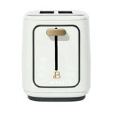 Beautiful 2 Slice Toaster with Touch-Activated Display, White Icing by Drew Barrymore - Walmart.c... | Walmart (US)