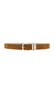 petit moments Polished Belt in Saddle Suede & Gold from Revolve.com | Revolve Clothing (Global)
