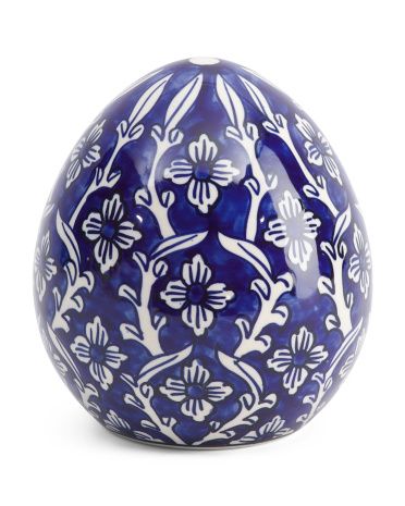8in Printed Ceramic Easter Egg | TJ Maxx