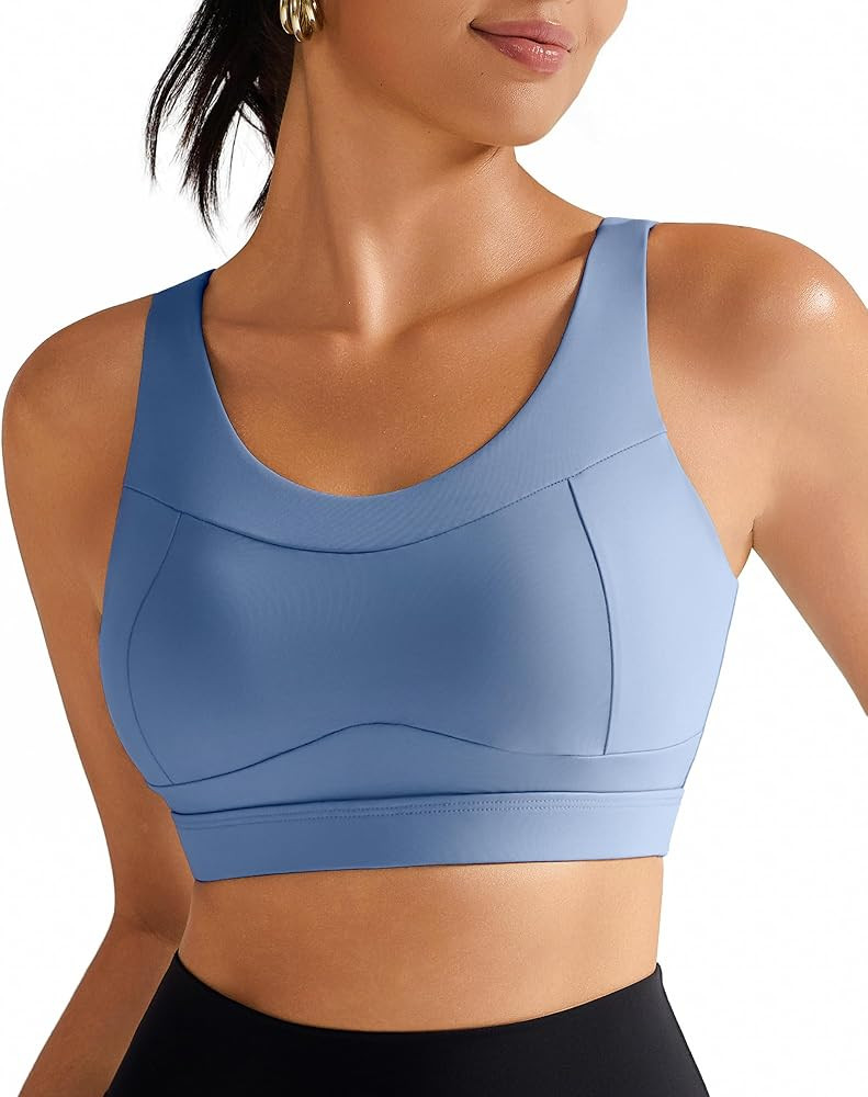 RUNNING GIRL High Impact Sports Bras, Racerback Running Bra, Longline Sports Bra Push up
        ... | Amazon (US)
