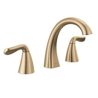 Arvo 8 in. Widespread 2-Handle Bathroom Faucet in Champagne Bronze | The Home Depot