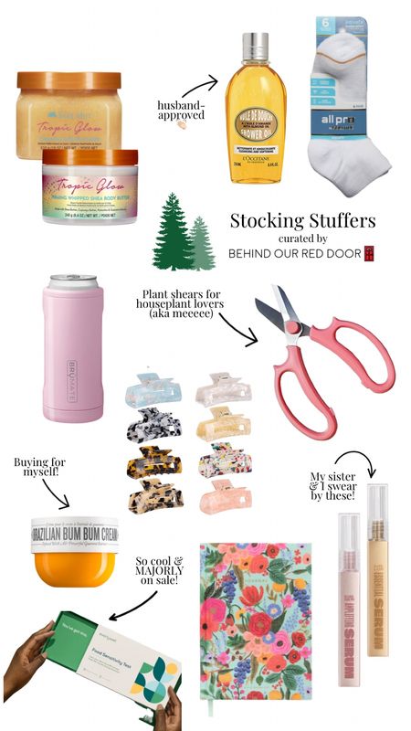 Stocking stuffer ideas for gals—many of which are super discounted for Black Friday right now!! 🎄❤️

#LTKCyberweek #LTKGiftGuide #LTKHoliday